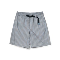 "SOL" Stripe Nylon Easy Shorts (Gray)