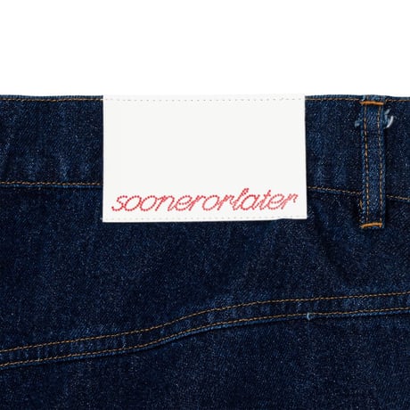 "SOL" Guru Guru Denim Shorts (Indigo)