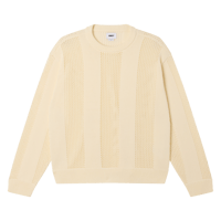 "OBEY" CROCHET SWEATER (Natural)