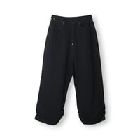 "SOL × refomed" "Guru Guru" Fresh Man Denim Pants (Black)