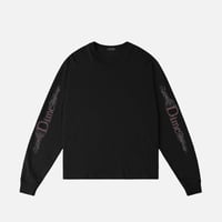 "Dime" Classic Veins LS T-Shirts (Black)