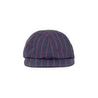 "SOL" Stripe Nylon Soft Cap (Navy)