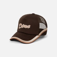 "Dime" Race Trucker Cap (Brown)