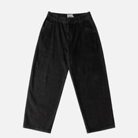 "Dime" Baggy Denim Pants (Black Washed)
