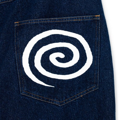"SOL" Guru Guru Denim Shorts (Indigo)