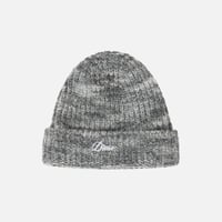 "Dime" Fuzzy Fold Beanie (Charcoal Mulch)
