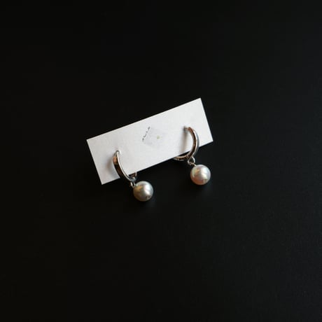 LS Pearl｜アコヤコバルト真珠のフープピアス