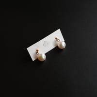 LS Pearl｜大粒アコヤ真珠の一粒ピアス