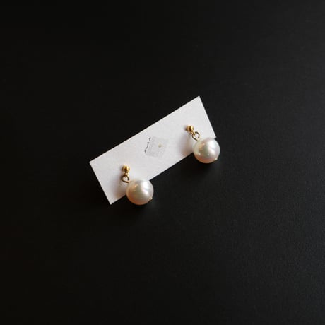 LS Pearl｜大粒アコヤ真珠の一粒ピアス