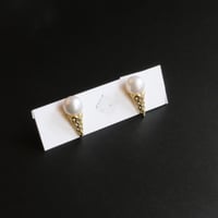 LS Pearl｜アコヤ真珠のアイスクリームピアス
