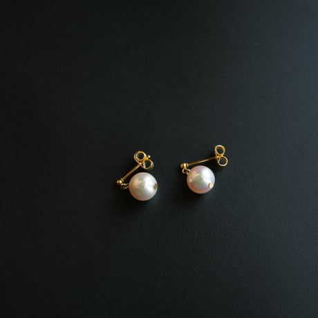 LS Pearl｜大粒アコヤ真珠の一粒ピアス