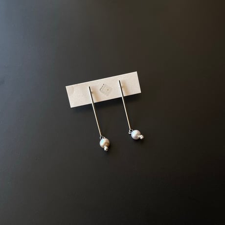 LS Pearl｜アコヤコバルト真珠のバーピアス