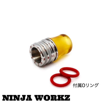 ニンジャワークス ウルテムドリップチップ NINJA WORKZ ULTEM Drip Tip 510径