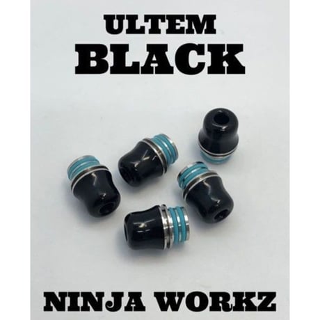 ニンジャワークス ブラックウルテム NINJA WORKZ BLACK ULTEM  510 Drip Tip