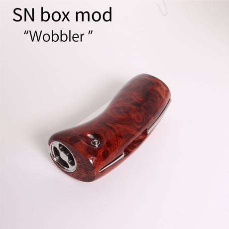 SN box mod "Wobbler"18650 dicodes bf60 chip amboyna burl wood