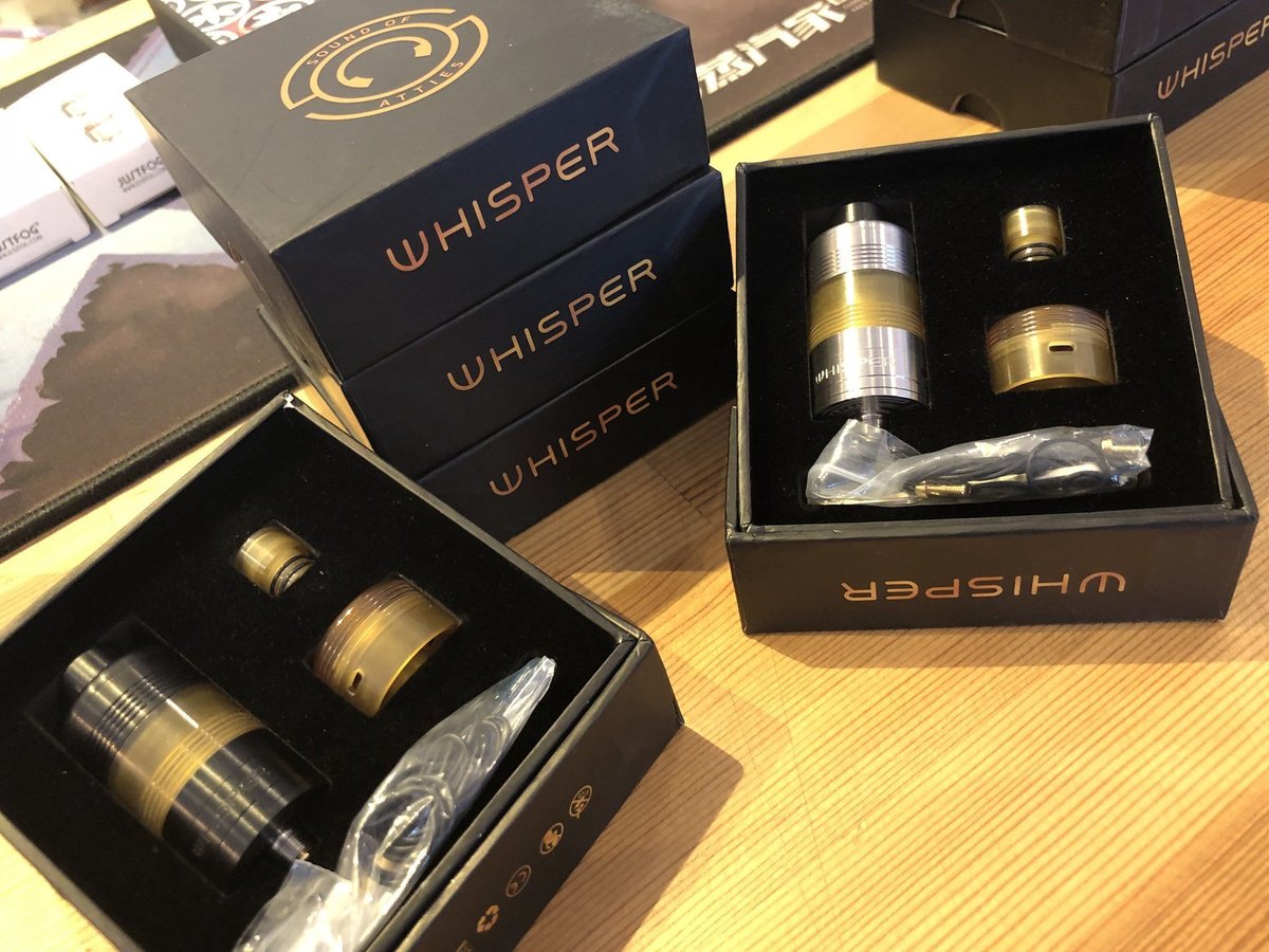 入荷情報!!】Loud Cloud Mods Whisper RTA & RDA 22mm 