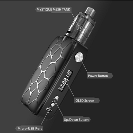 重さ99gの軽量MOD！ijoy MYSTIQUE MESH KIT  18650デュアルバッテリー（SONY VTC5付）