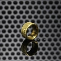 The Golden Greek　GGTS-JustGG-Stealth-GGTB Button Locking Ring Brass