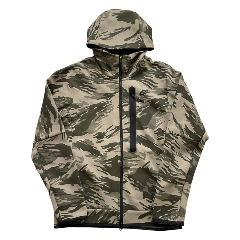 【希少カモフラ】NIKE Tech Fleece ジップフーディ Sサイズ NIKE TECH FLEECE FULL-ZIP HOODIE CAMO ナイキ テックフリ