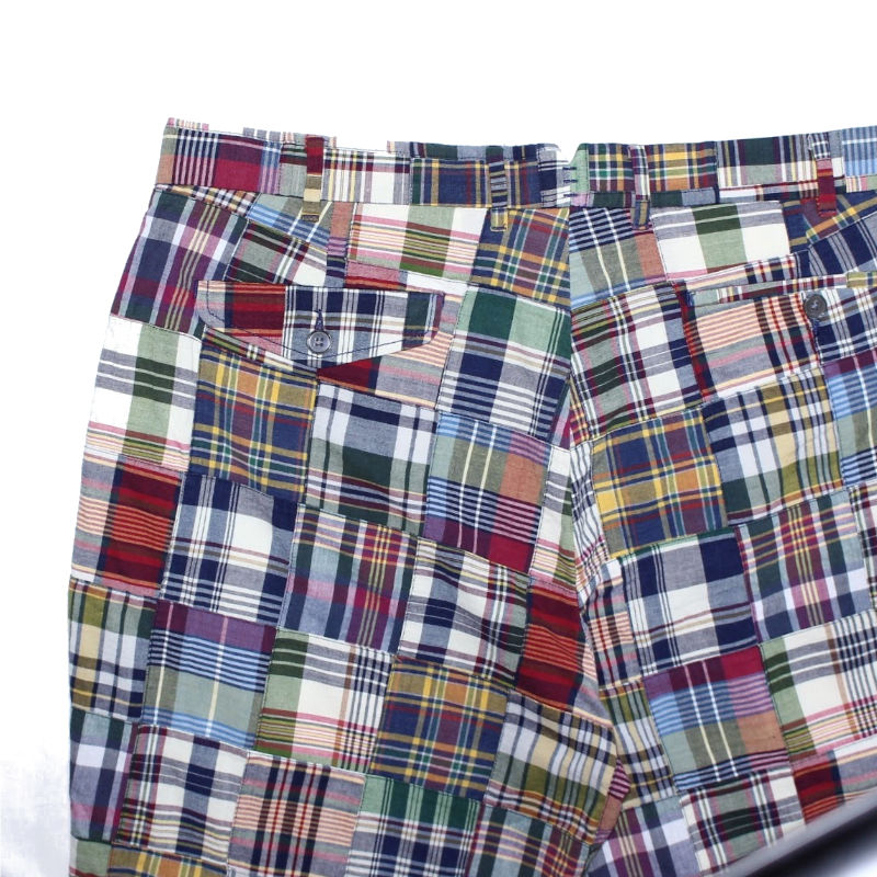 希少 ラルフローレン RRL コットンリネン パッチワークショートパンツ 36 希少 ラルフローレン RRL コットンリネン パッチワークショート