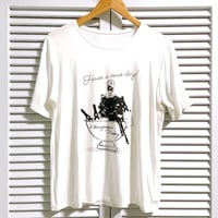 シャンパン＆女の子柄ストレッチTシャツ