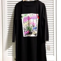 再再入荷★ポップ柄ざっくりワンピース