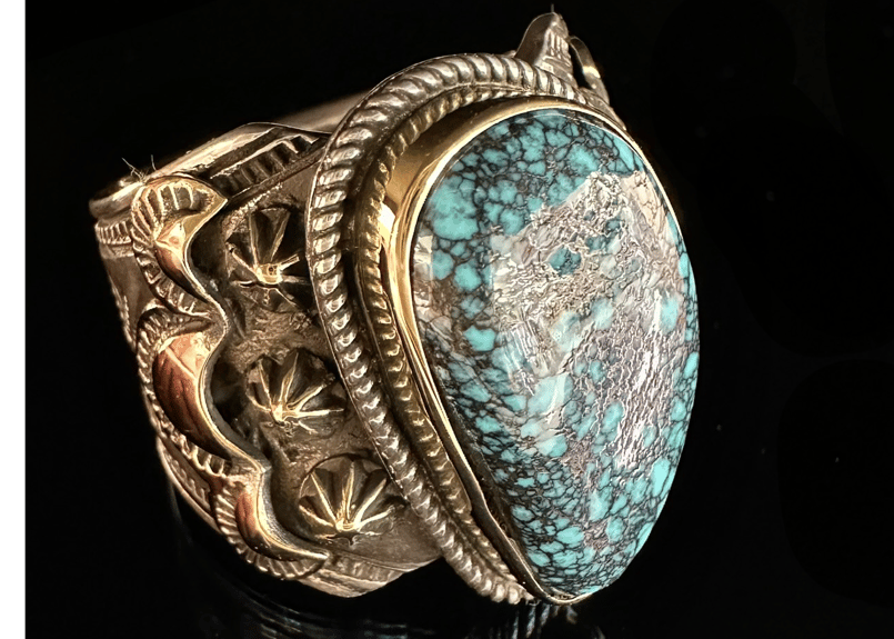 Lander Blue turquoise RING(18金コンビ) | Royal Swee