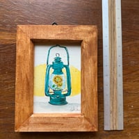 水彩ミニ原画「Lanterium 向日葵」