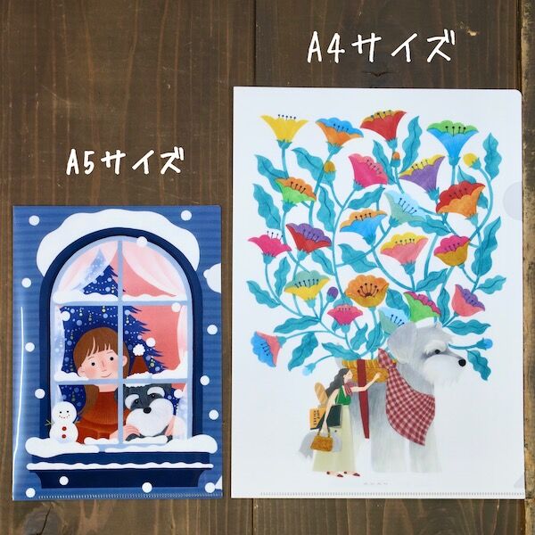 ANAN.xkyotobunguya〈オリジナルデザイン〉A5サイズクリアファイル