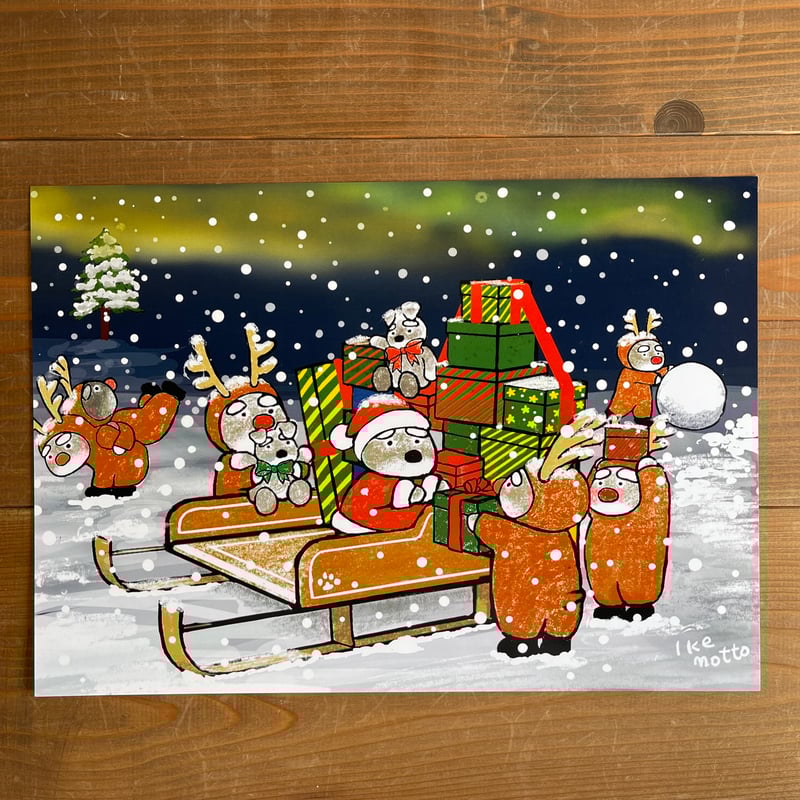 シュナポスター・ミニシュナ兄弟の12ヶ月（フレームは付属していません