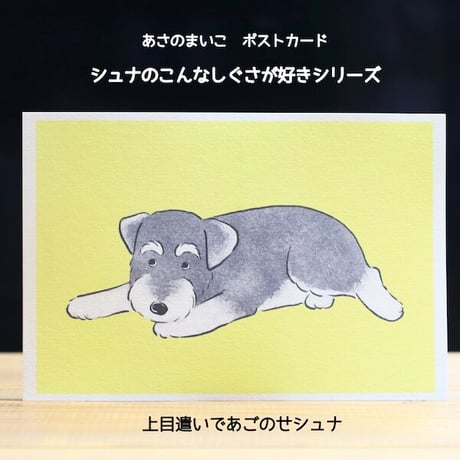 あさのまいこxkyotobunguya〈オリジナルデザイン〉シュナのこんなしぐさが好きシリーズ全8種ポストカード