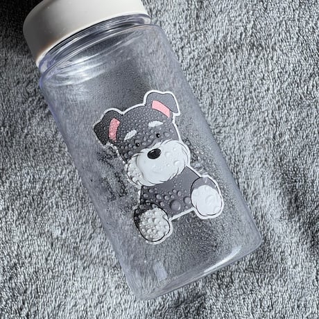 うちの子シリーズオリジナルステッカー（ほおづえポーズ）耐水ステッカー