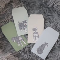 シュナぽち・シュナの8ポーズ・あさのまいこxkyotobunguya〈オリジナルデザイン〉シュナのこんなしぐさが好きシリーズぽち袋4柄