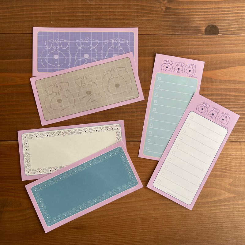 シュナのお知らせメモたっぷり50枚入り3シュナシリーズ | 京都文具屋