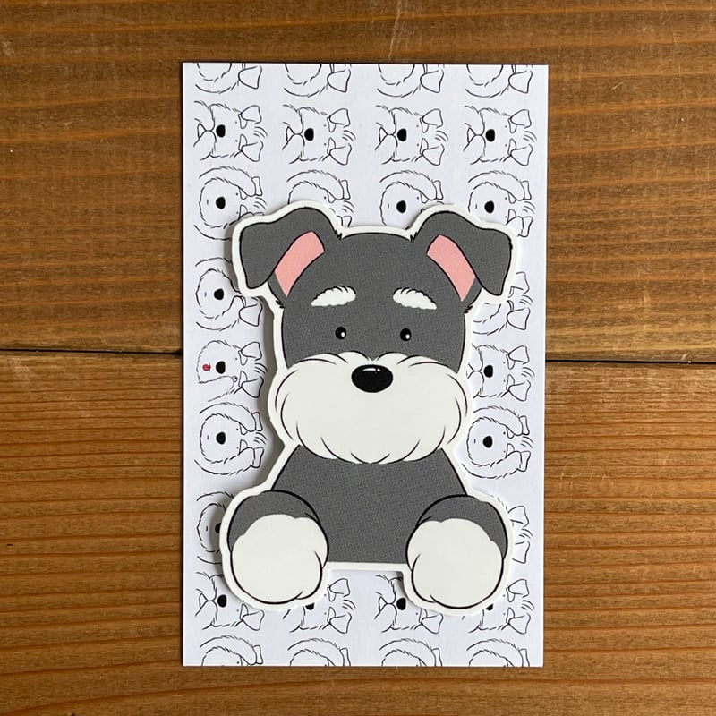 リニューアル！うちの子シリーズオリジナルステッカー（上半身）耐水