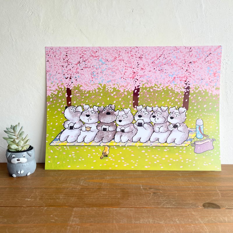 シュナポスター・ミニシュナ兄弟の12ヶ月（フレームは付属していません