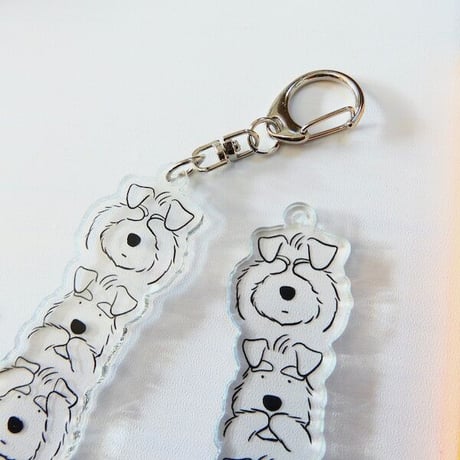 ikemotto x kyotobunguya 3シュナ(オリジナルデザイン)　アクリルキーホルダー