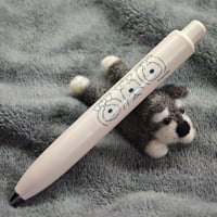 ３シュナのユニボールワンP（ミルク・ホワイト）0.5mm・黒インク