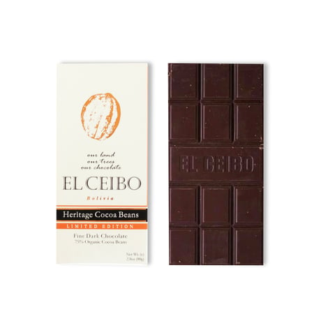 ヘリテイジカカオビーンズチョコレート  (EL CEIBO Bolivia)