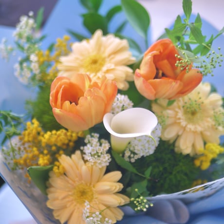 【order】そのまま飾れるオアシス bouquet M