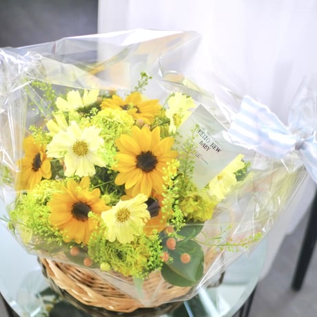 【order】basket arrangement M　　直接お渡し