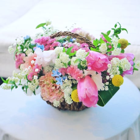 【order】basket arrangement M　　直接お渡し