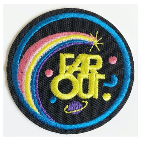 "FAR OUT" cosmic patch -Φ6.5cm- (ar-226-7)