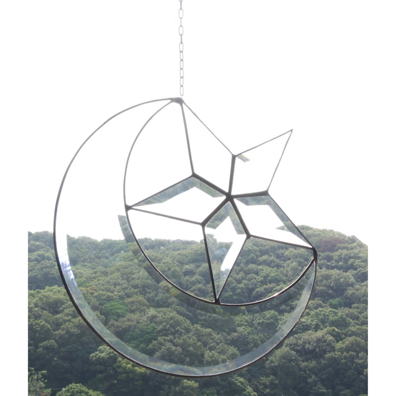 mosaik verglasung” stained glass ornament -cre