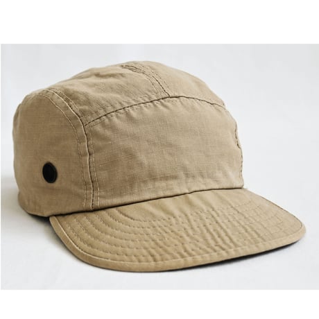 【vintage / made in USA】"New York HAT & CAP CO" rip stop jet cap -khaki-