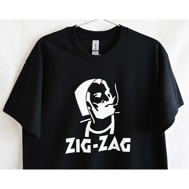 ジグザグTシャツ ⭐️新品未使用 ZIG-ZAGジグザグ Tシャツ L ホワイト zigzag
