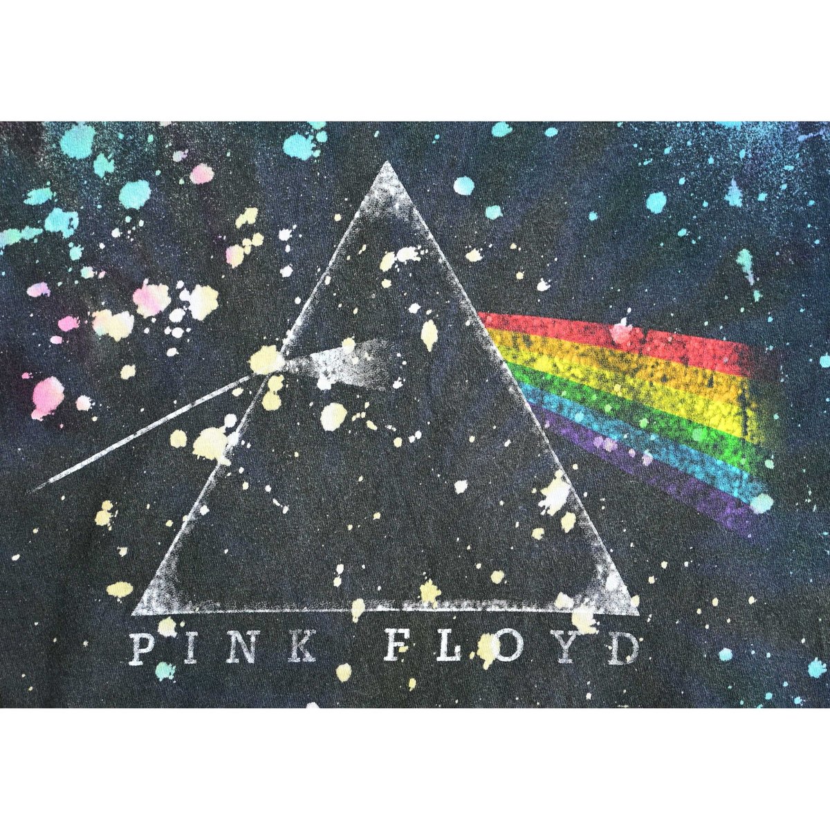 PINK FLOYD DARKSIDE star warsシャツ　プログレ L Star Wars Pink Floyd Lightsaber Dark Side Of The Death Star