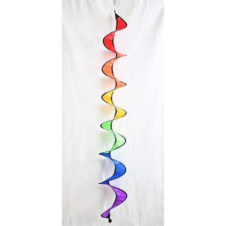 【wind spinner】nylon ripstop  -Φ22cm × 160cm / rainbow- (ar-236-9)