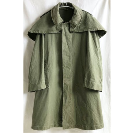 【1957's vintage / French army】"PAUWELS PARIS" frock coat -92-96 / olive green- (jt-2211-11)