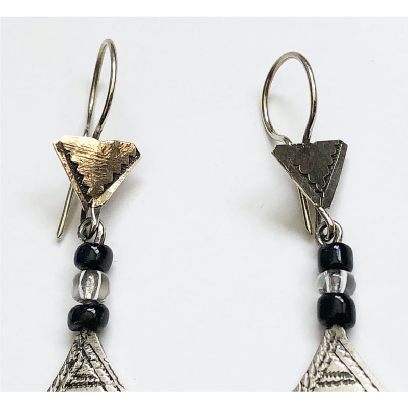 African・Touareg(トゥアレグ族) Hand Made” 扇 Metal In